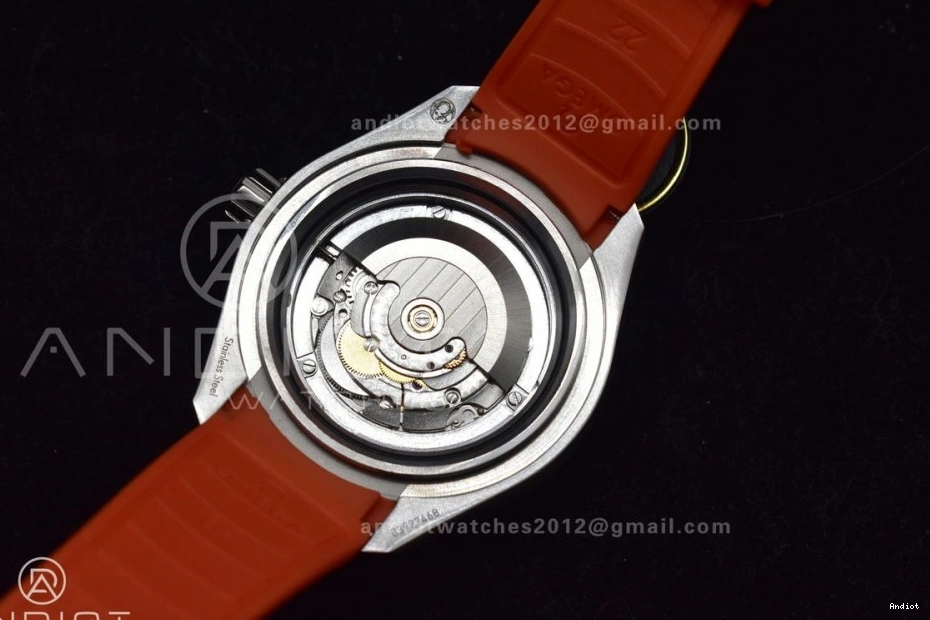 Ceramic on Best Bezel SS Deep 6000M Ultra A2824 Rubber Dial Edition Seamaster 1:1 Black Strap Gray TF Orange 1218